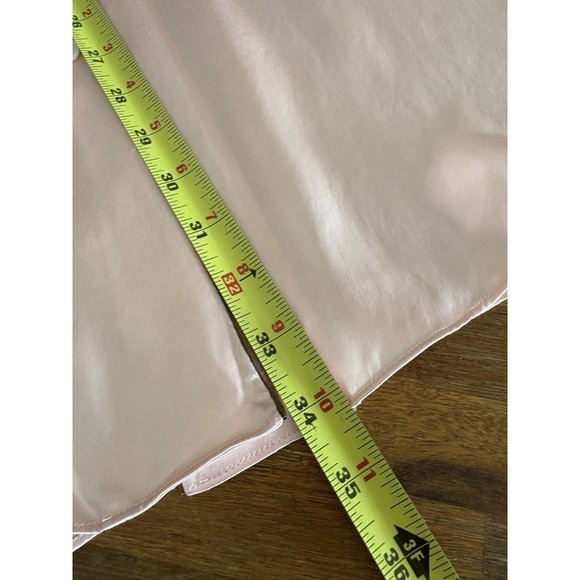 Red Envelope 100% Silk Sleep Shirt Soft Pink SMALL Luxury Pjs Loungewear READ - Picture 14 of 16